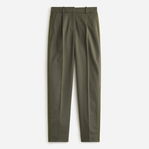 J. Crew x Mari Giudicelli Pleated Trouser in Wool Blend Size 12 - Picture 2 of 15